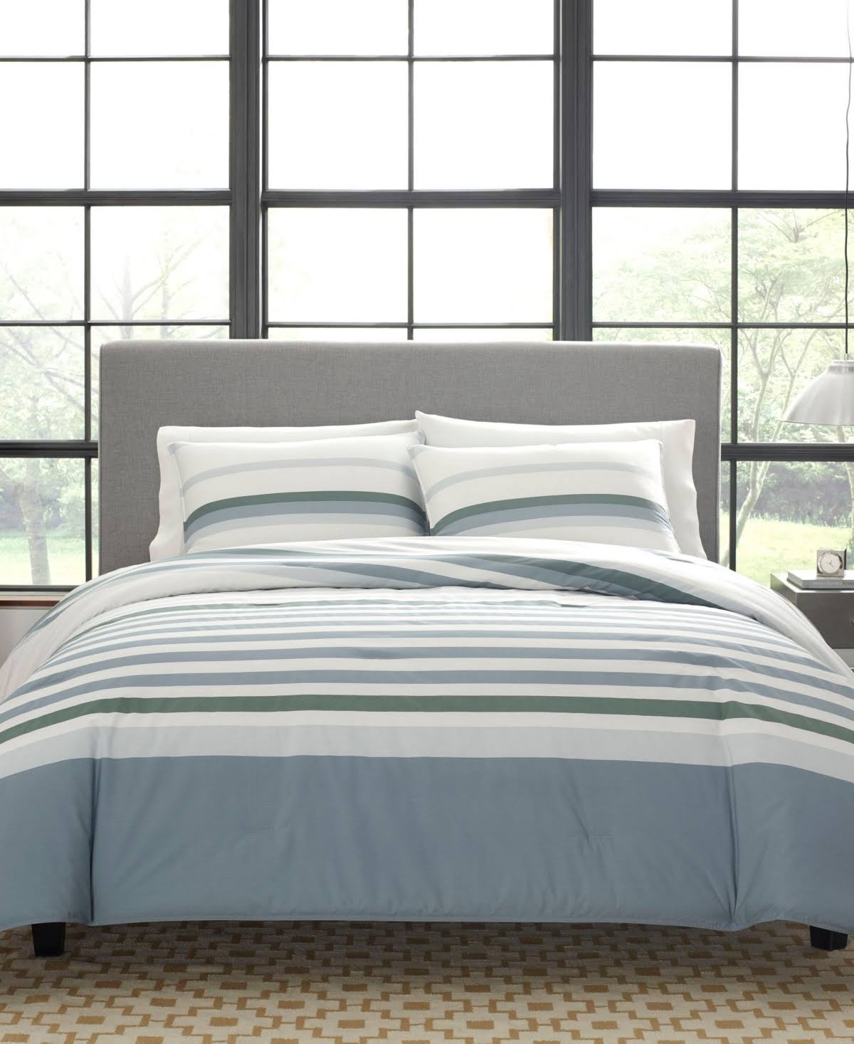 Grey Twin Duvet Cover Set S950