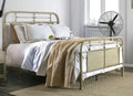 Distressed Ivory Cal King Bed Z586729