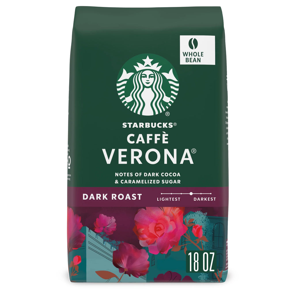 Dark Roast Whole Bean Arabica Coffee 18 oz R2822