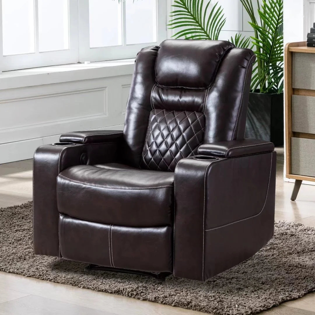 Power Recliner Home Theater Seating Chair N7298