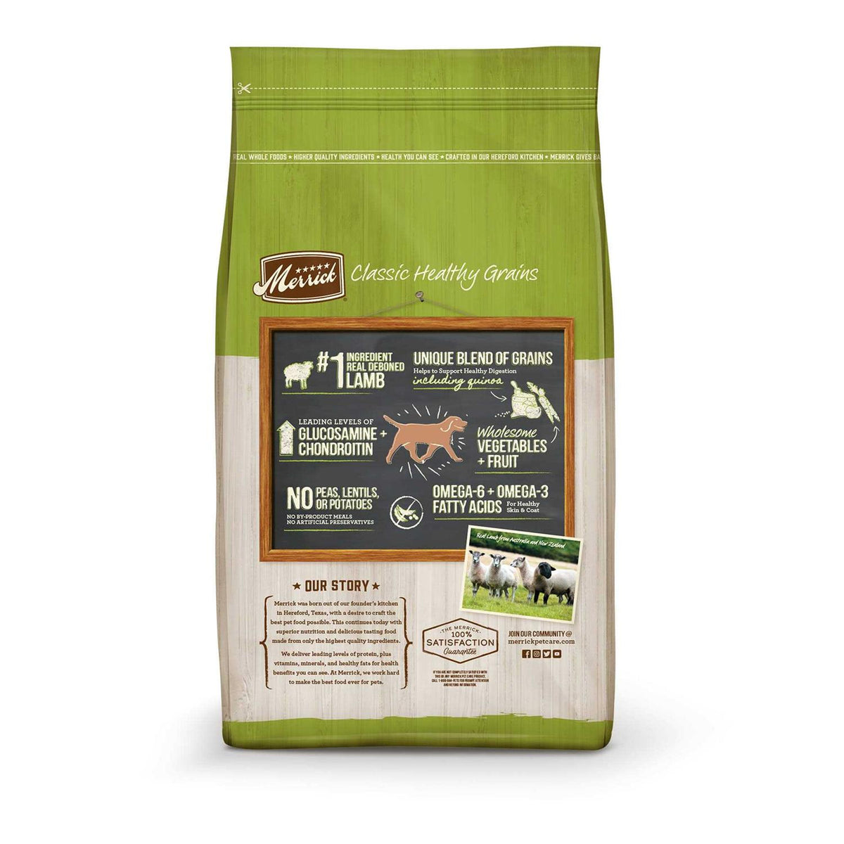 Lamb Green Peas Ancient Grains Dry Dog Food G7719