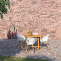 5-Piece Brown Frame Patio Set H976