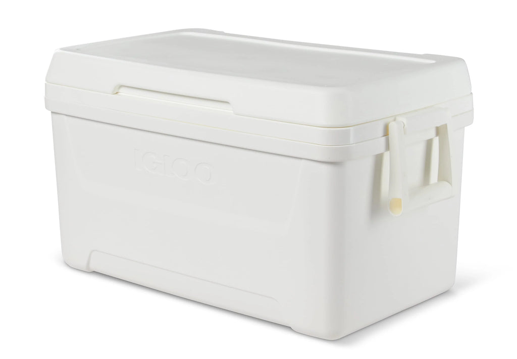 48 QT White Hard Sided Ice Chest Cooler N699457