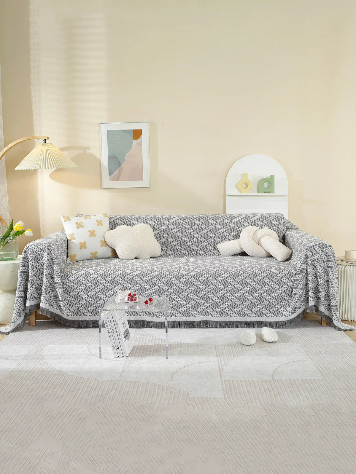 L Shape Sofa Cover Washable Thick B511023