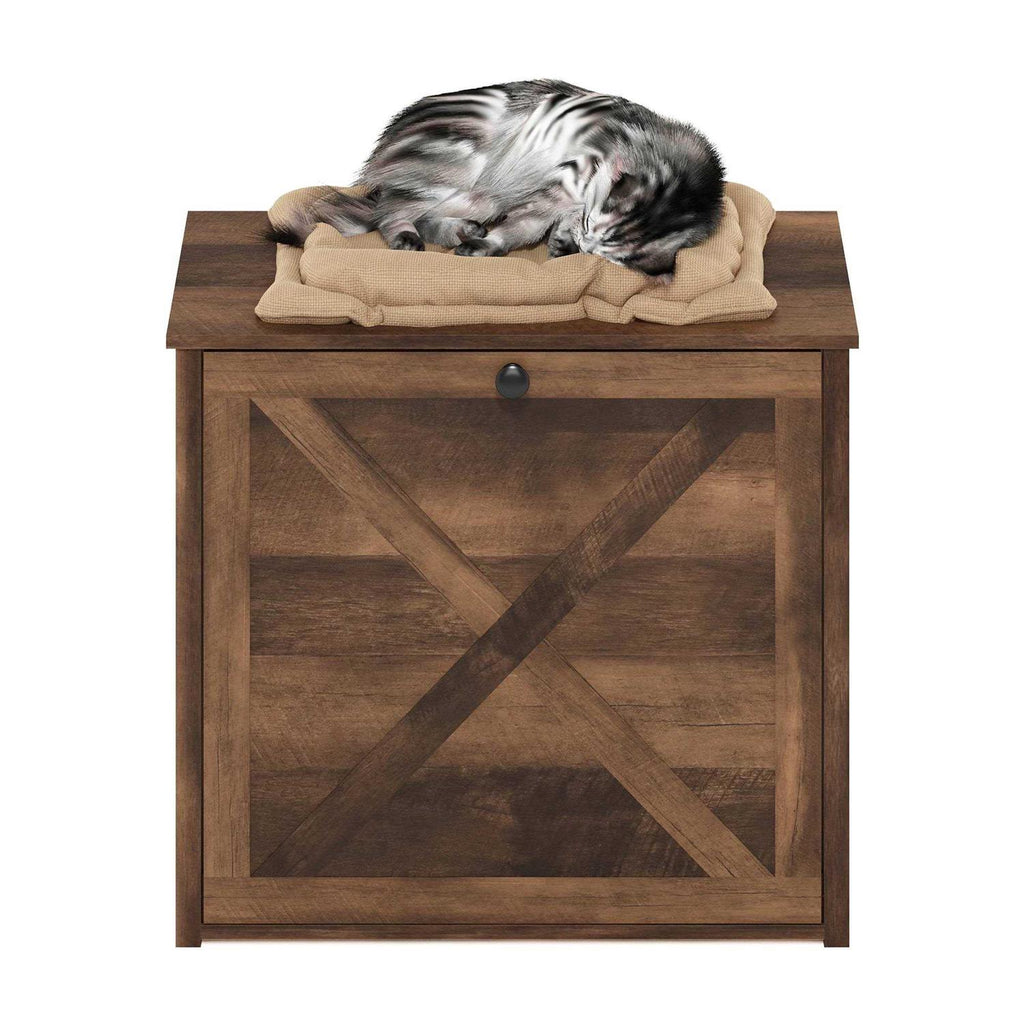 Small Cat Litter Box Enclosure with Single Door O3031