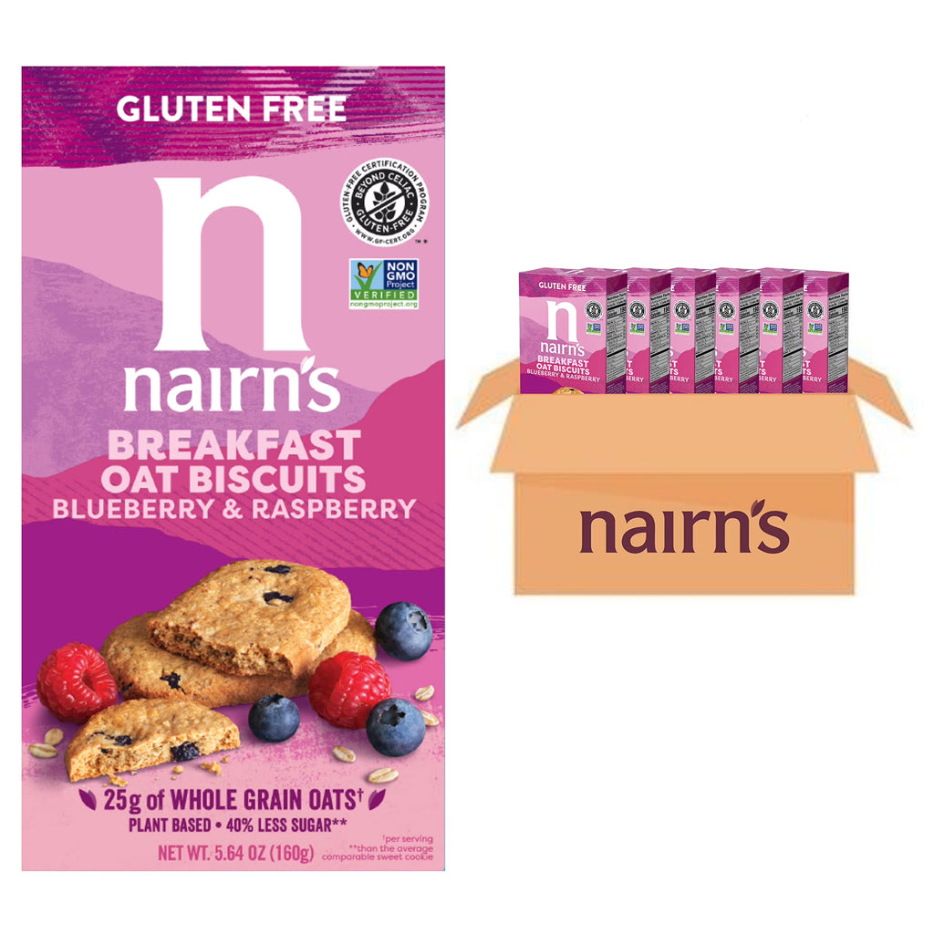 Gluten Free Blueberry and Raspberry Breakfast Biscuits, 5.64oz (Pack of 6) N4663