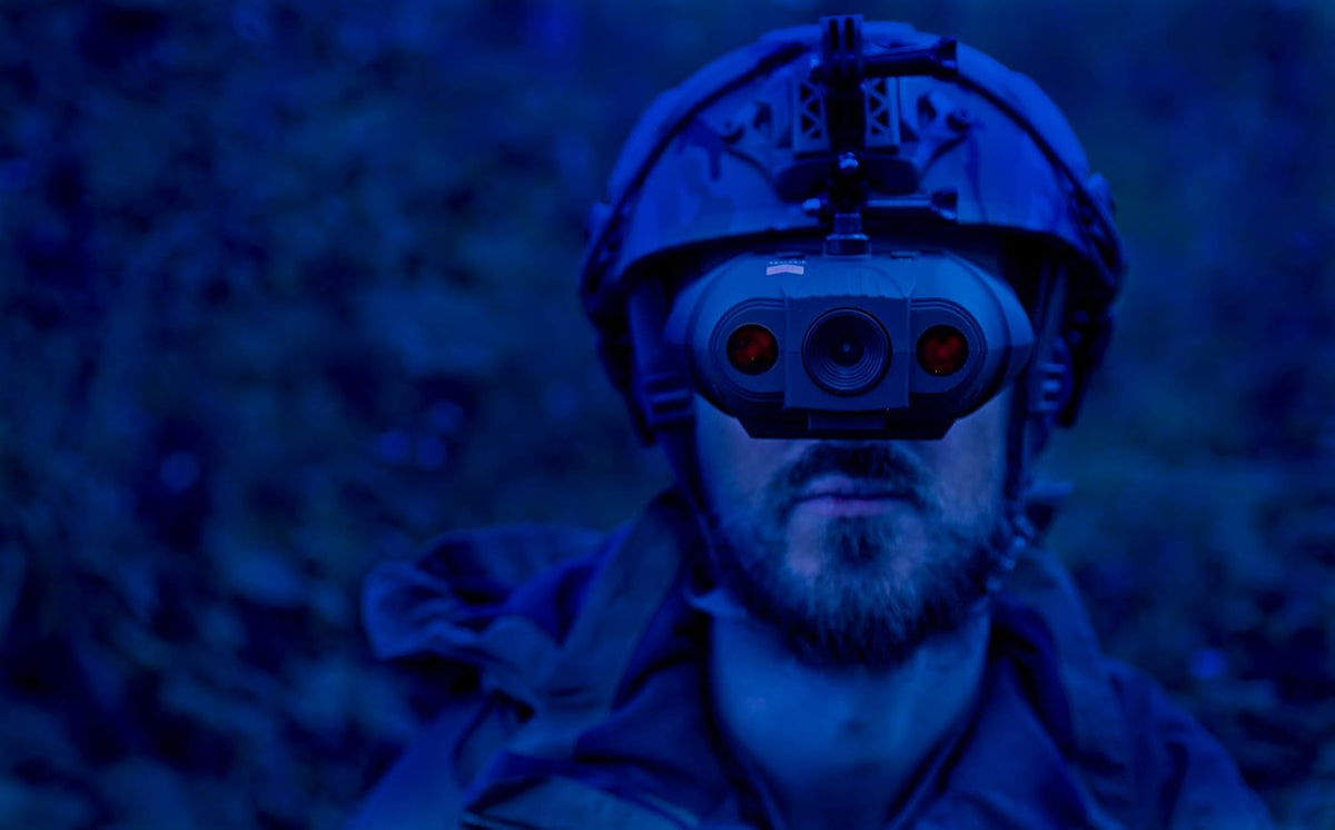 Night Vision Goggles Digital Infrared 1x Magnification 75yd Range Rechargeable Battery O95549