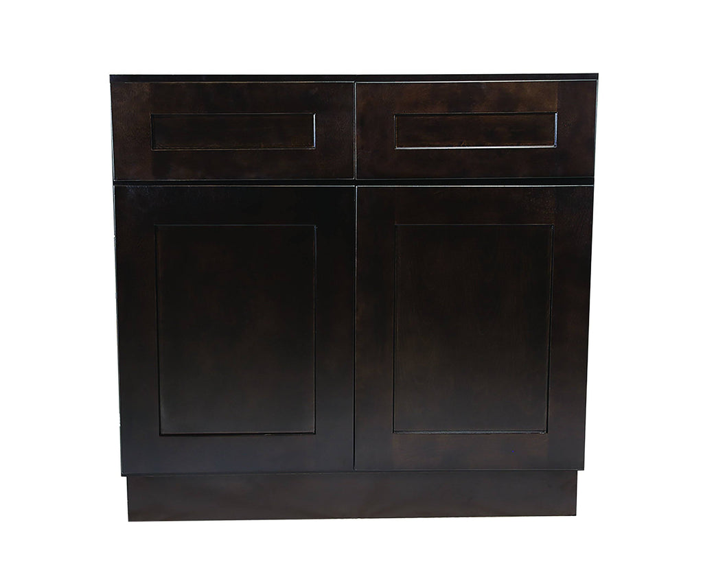 Espresso Shaker Kitchen Base Cabinet J215