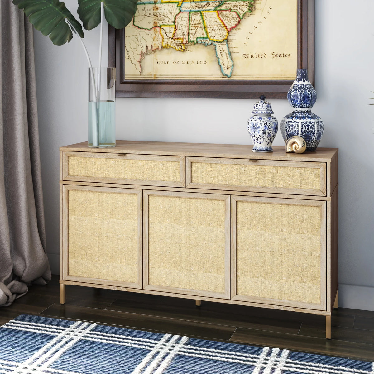 52" Sideboard with Drawers M61104