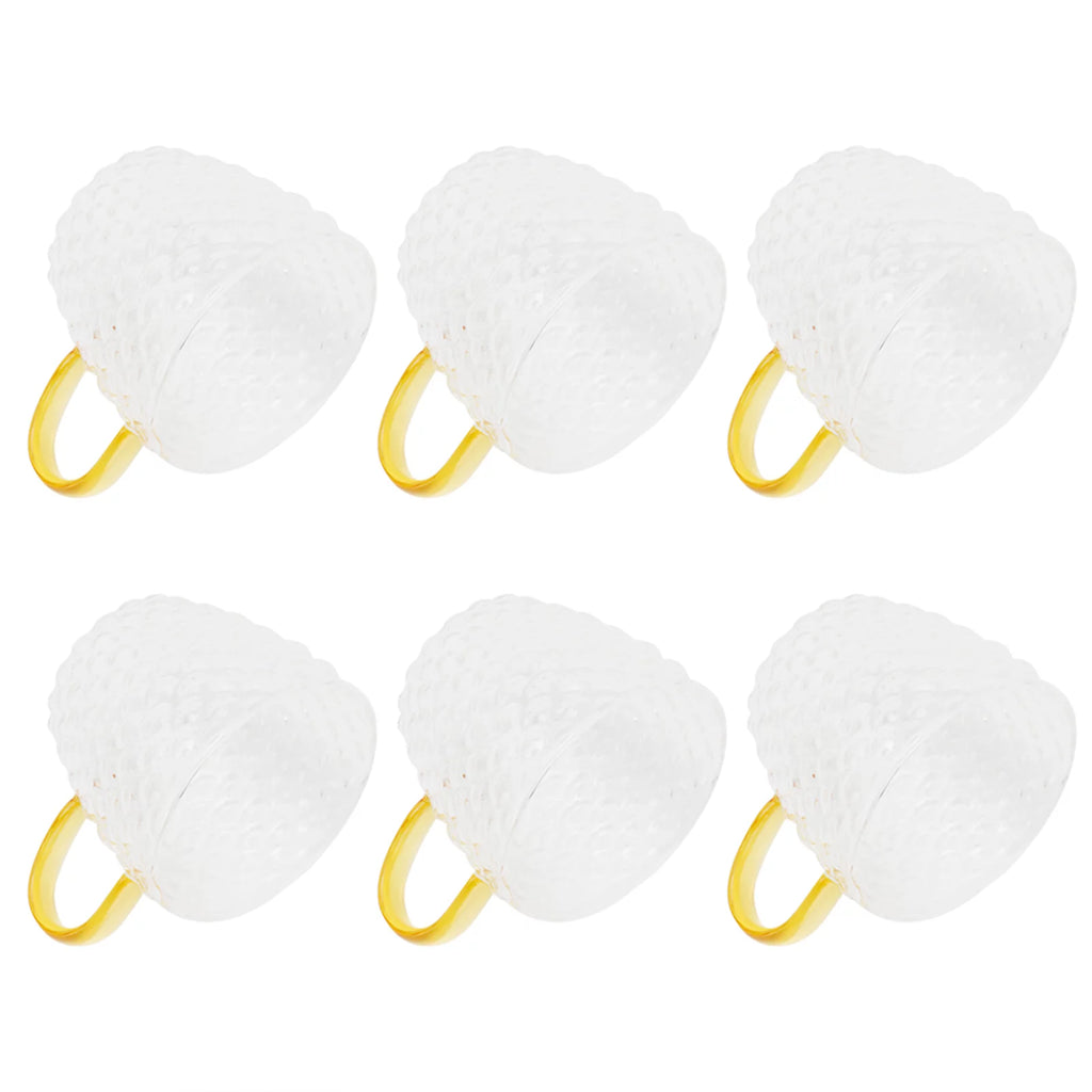 Heat Resistant Glass Cup with Handle 6Pcs Q555