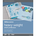 Heavyweight Sheet Protectors, Clear, Pack Of 100 G696880