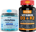 Vitamin D3 20,000 IU + K2 200mcg, L-MethylFolate 15mg & Methyl B12 Gummies S717