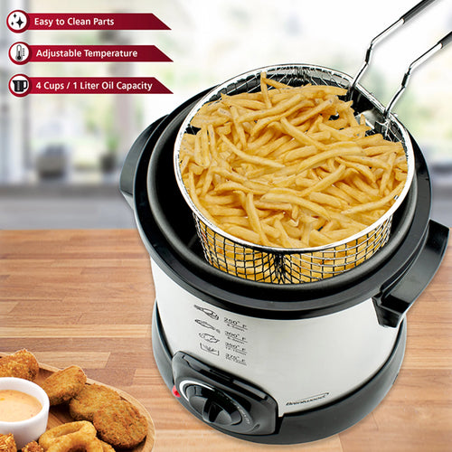 1 Liter Stainless Steel Electric Deep Fryer I145232