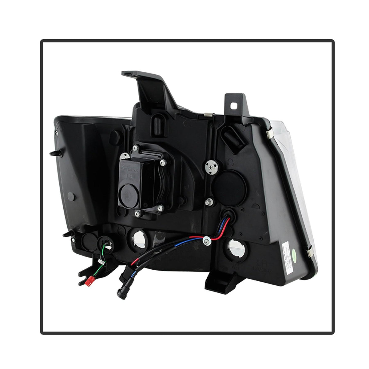 Black DRL LED Projector Headlights Y748