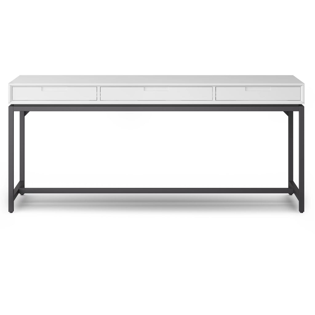 Solid Wood 72 in. W Desk with Keyboard Tray T576395