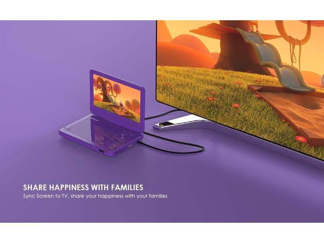 12.5x22 Portable DVD Player with Rechargeable Battery C982385