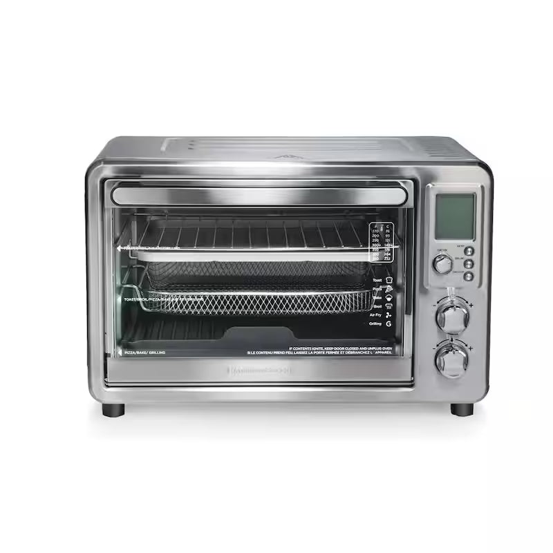 6-Slice Stainless Steel Air Fry Oven with Grill G650338