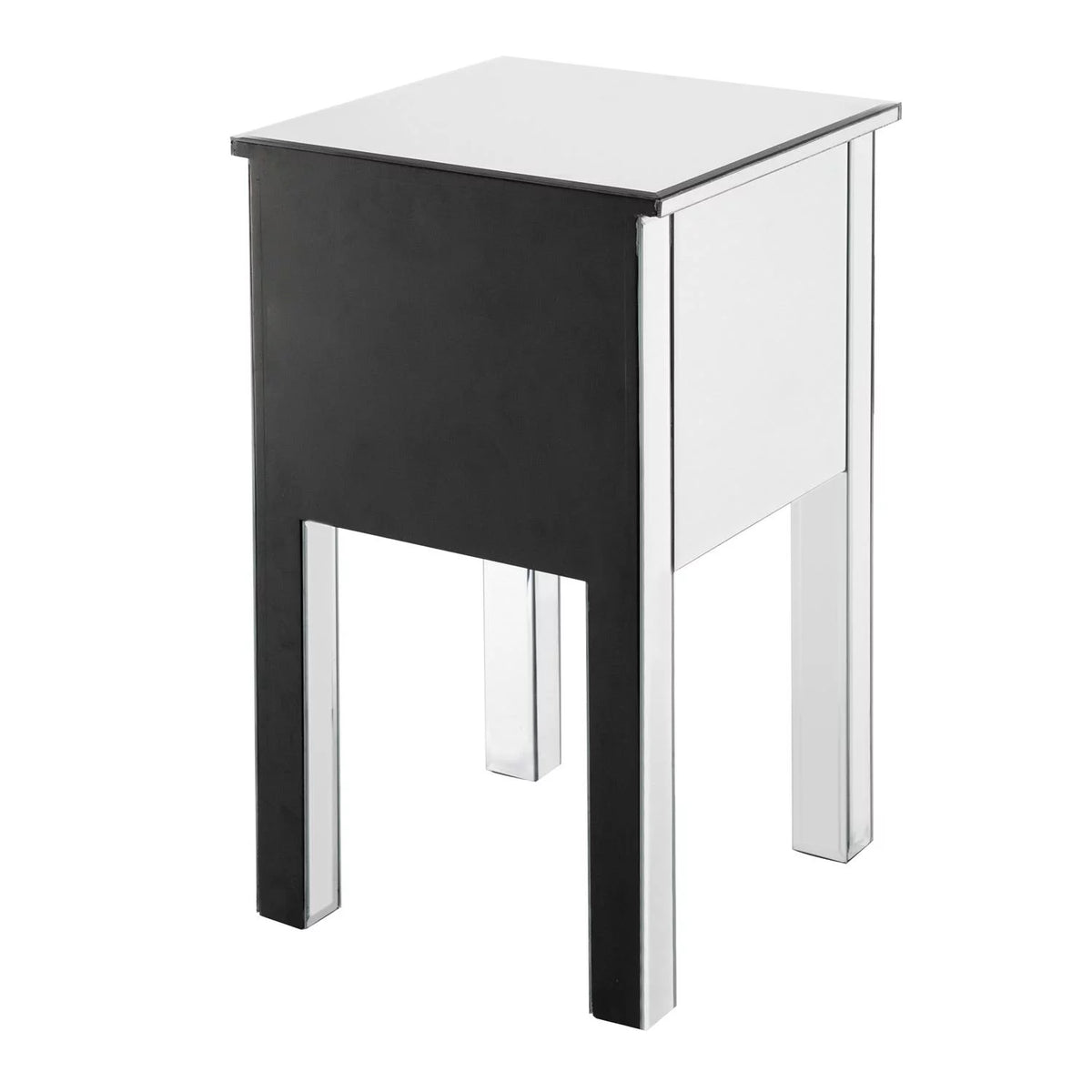 Mirrored Nightstand Bedside Table K452