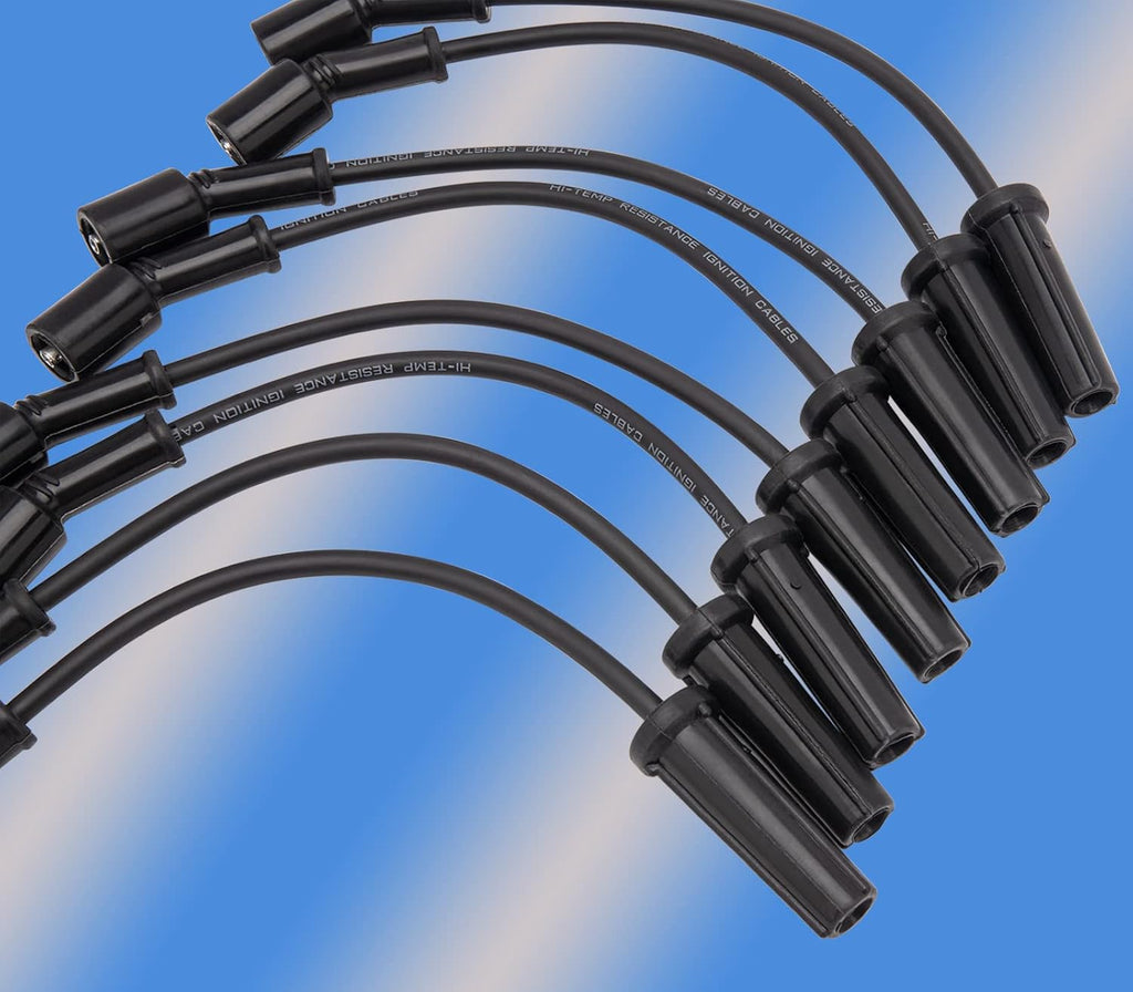 8Pcs Spark Plug Wires Set for Cheverolet Silverado, Pack of 2 P854