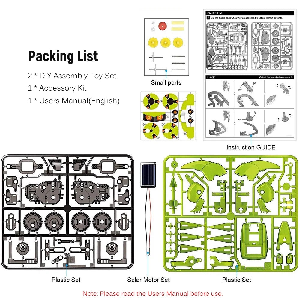 3 in 1 Robot DIY Toy with STEM Science Experiment Y3598