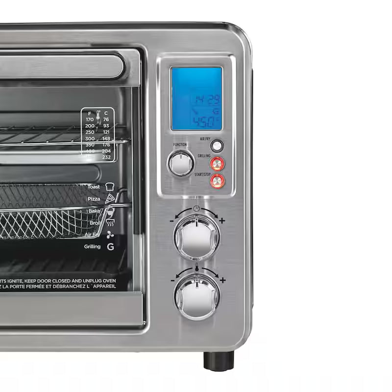 6-Slice Stainless Steel Air Fry Oven with Grill G650338