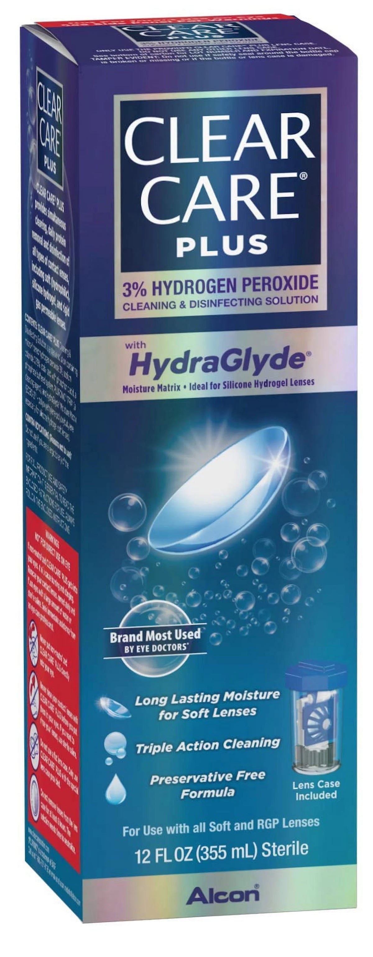 12 oz Contact Lens Cleaning and Disinfecting Solution J97144