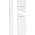 10x22W x 48x22H Raised Panel PVC Pilaster with Standard Capital and Base (Pair) K7544