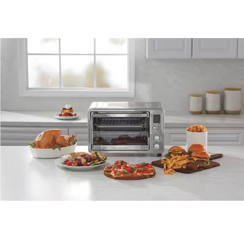 6-Slice Stainless Steel Air Fry Oven with Grill G650338