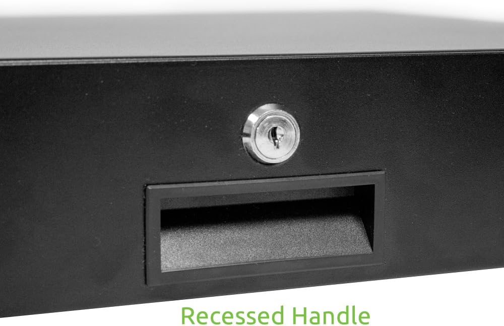 Black 3U Rack Mount Drawer with Lock and Key O342627