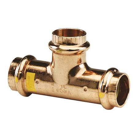 Copper Tee, 1-1/2 x 1-1/2 x 3/4 H6932