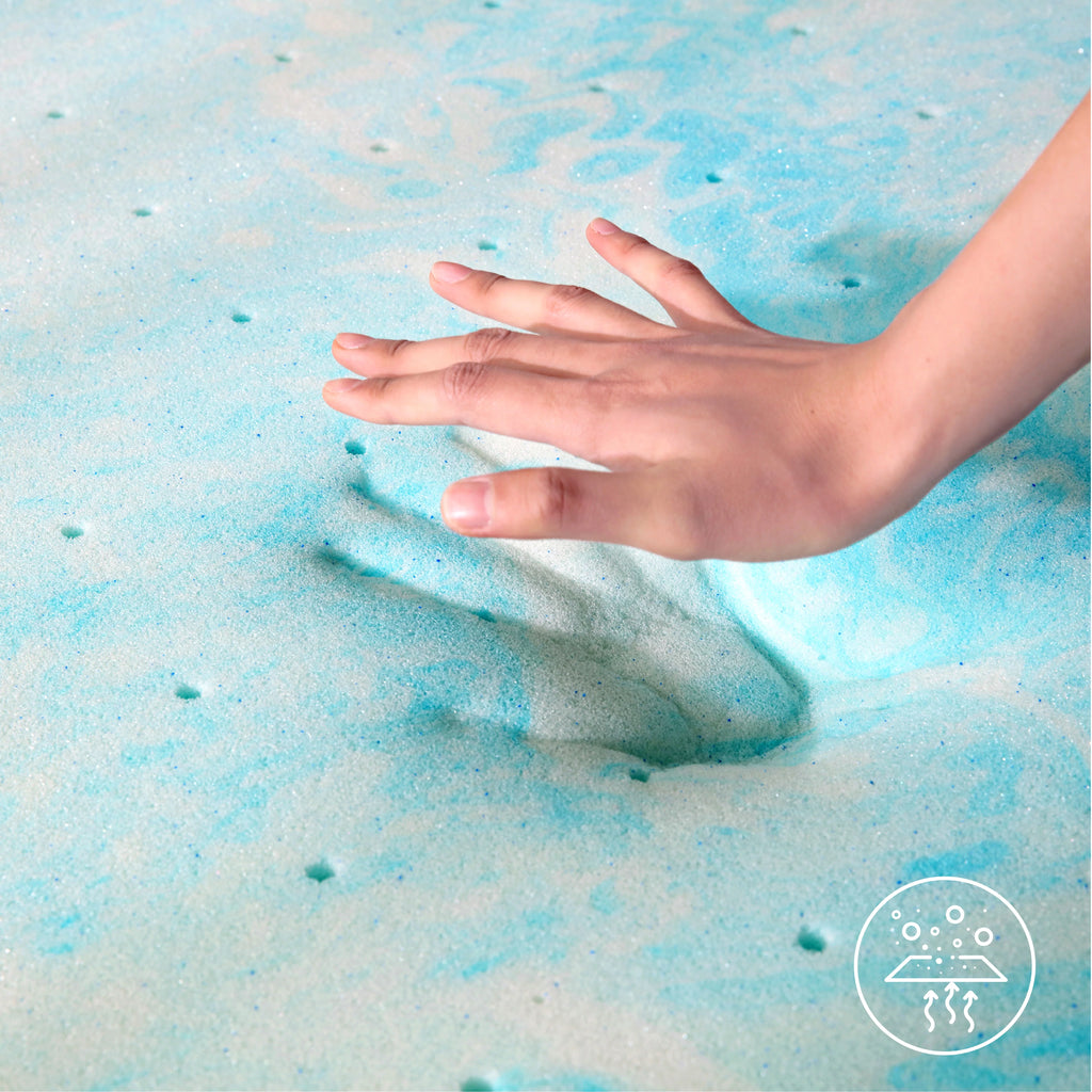 2 inch Cooling Gel Memory Foam Mattress Topper S83504