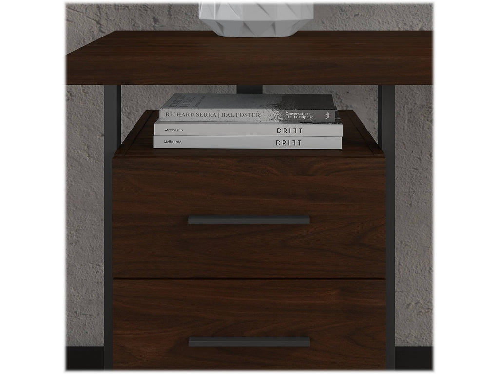 60W L Shaped Desk with Lateral File Cabinet X621033
