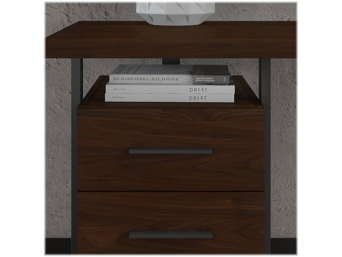 60W L Shaped Desk with Lateral File Cabinet X621033