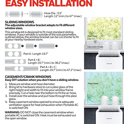 Compact Portable Air Conditioner with Dehumidifier and Fan C15643