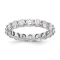 14K White Gold Diamond Eternity Ring Band 3ct G21412