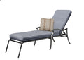 Fossil Gray Chaise Lounge with Cushion I832