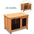 Tan Wooden Pet Crate with Tray Z484559