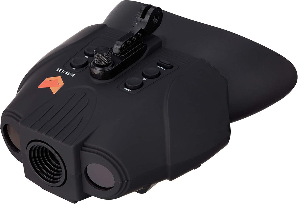 Night Vision Goggles Digital Infrared 1x Magnification 75yd Range Rechargeable Battery O95549