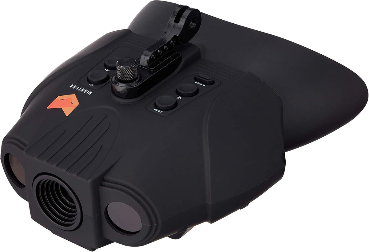 Night Vision Goggles Digital Infrared 1x Magnification 75yd Range Rechargeable Battery O95549