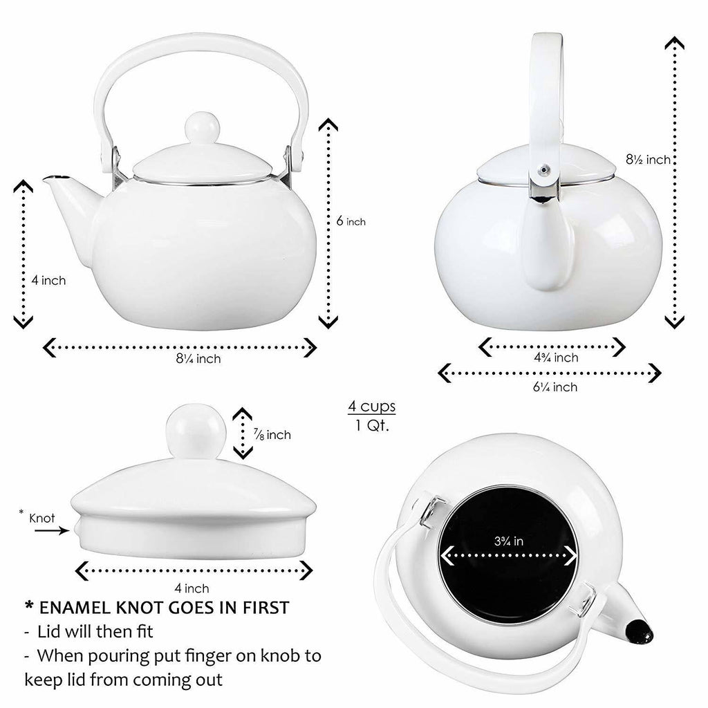 2 Quart Indigo Teakettle L35662