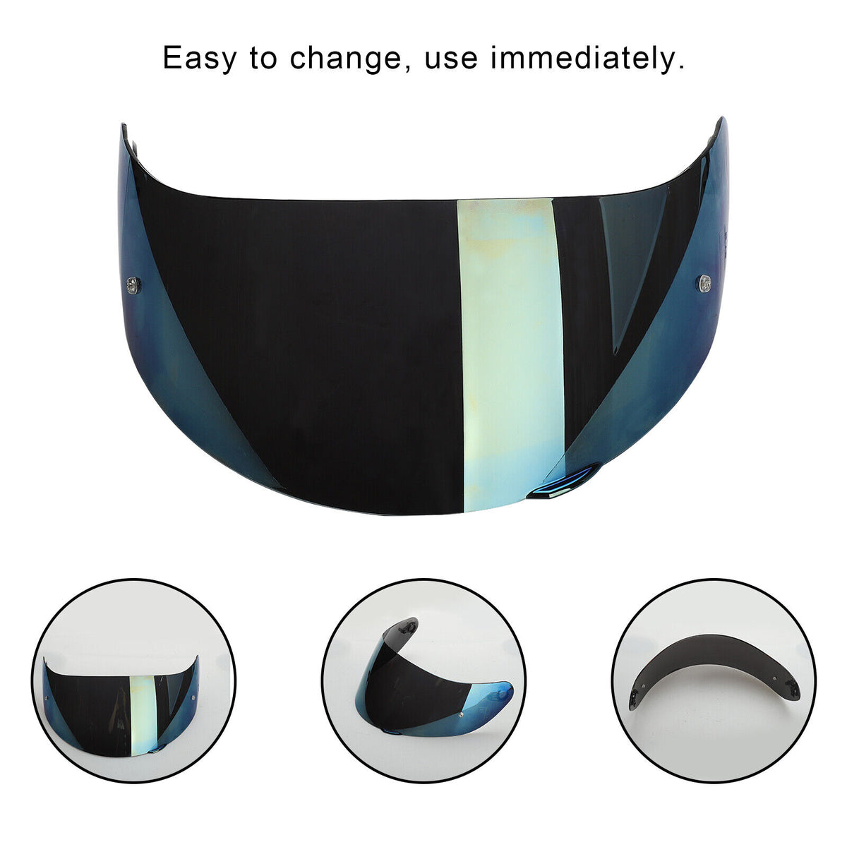 Motorcycle Helmet Full Face Shield Lens Visor B537721