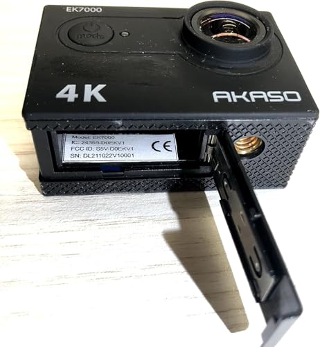 4K30FPS 20MP WiFi Action Camera with EIS 131FT Waterproof Black F745