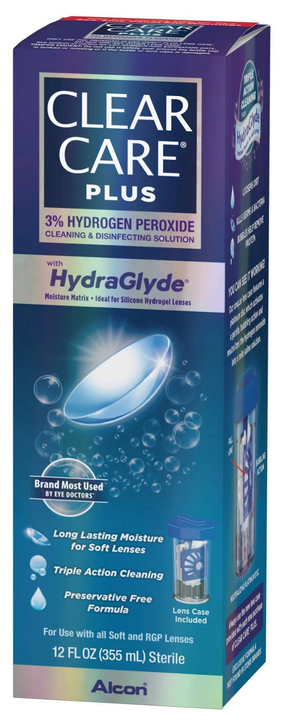 12 oz Contact Lens Cleaning and Disinfecting Solution J97144