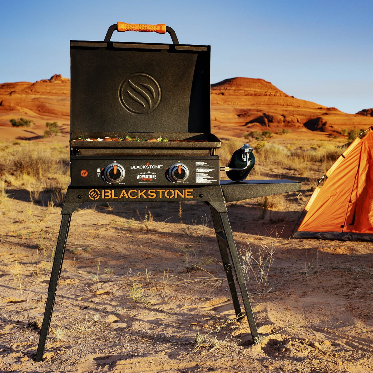 22 Propane Griddle with Stand and Adapter Hose Y54681