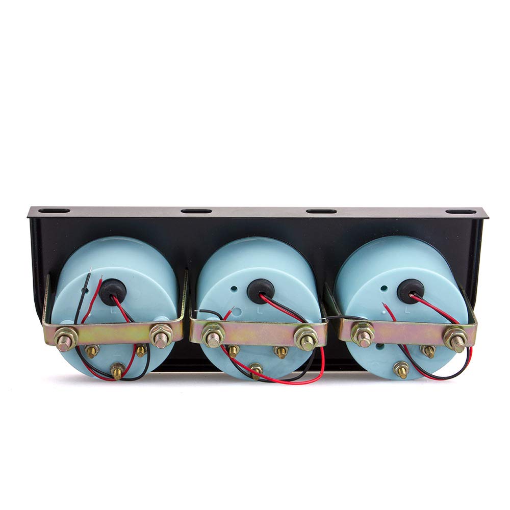 3 in 1 Car Meter Auto Gauge Triple Gauge Kit Pack of 2 B425437