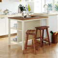 Solid Wood 3-piece Kitchen Island Set with 2 Seatings H739