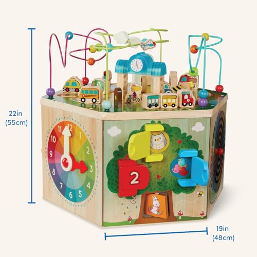 Wooden Activity Cube E5703