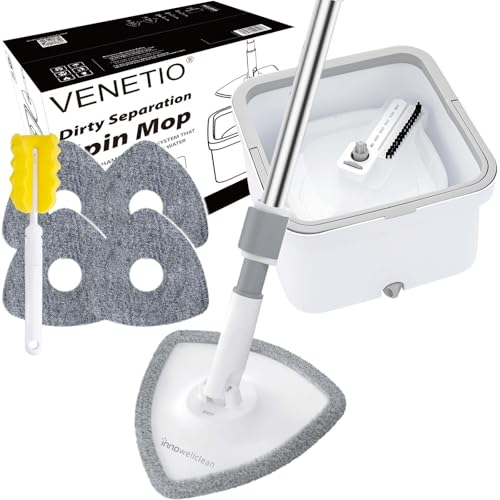 Spin Mop & Bucket Set with 5 Pads H71723