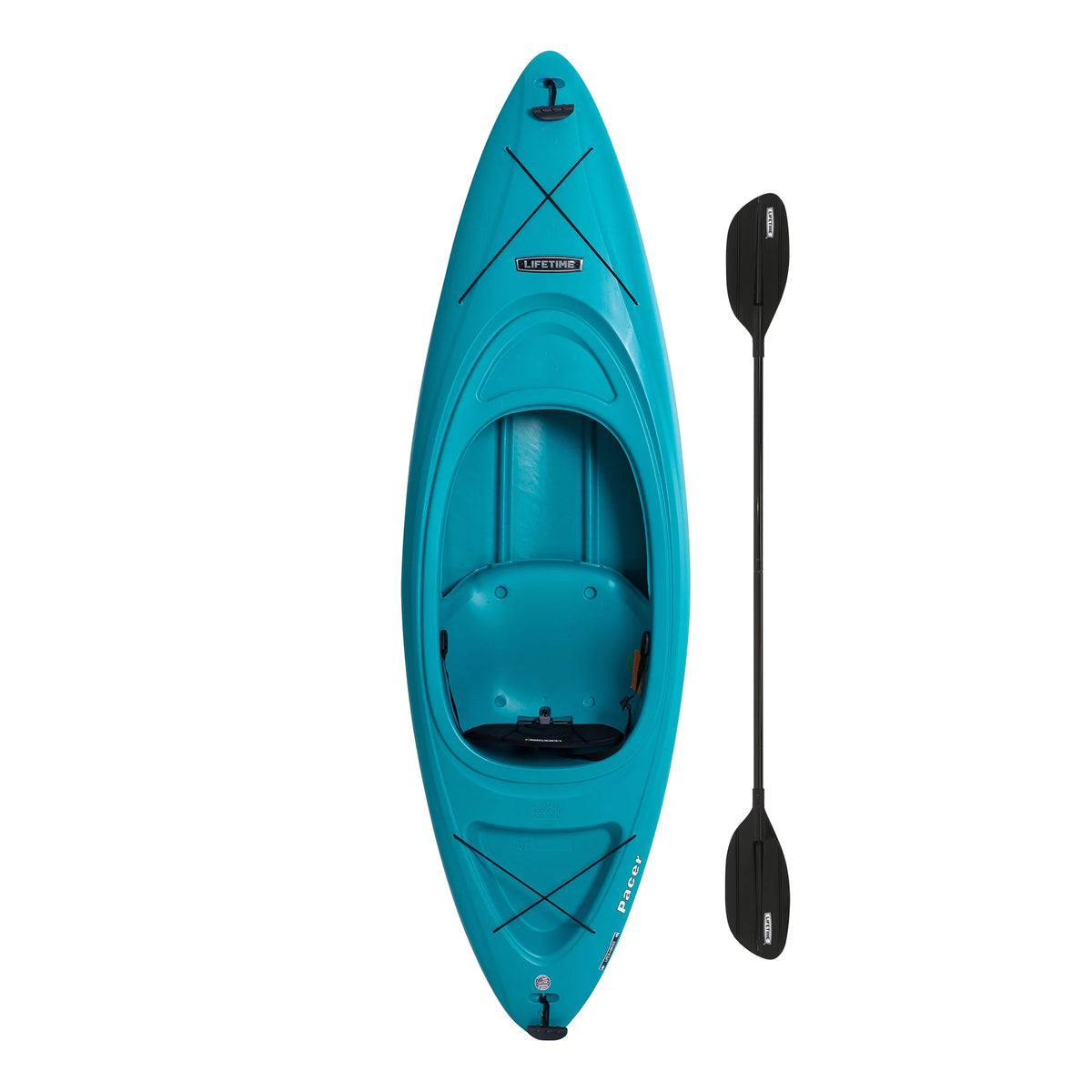 Green 8 ft. Sit-Inside Kayak Y2979