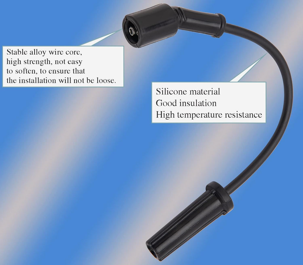 8Pcs Spark Plug Wires Set for Cheverolet Silverado, Pack of 2 P854